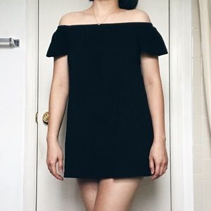 Off the shoulder tunic top